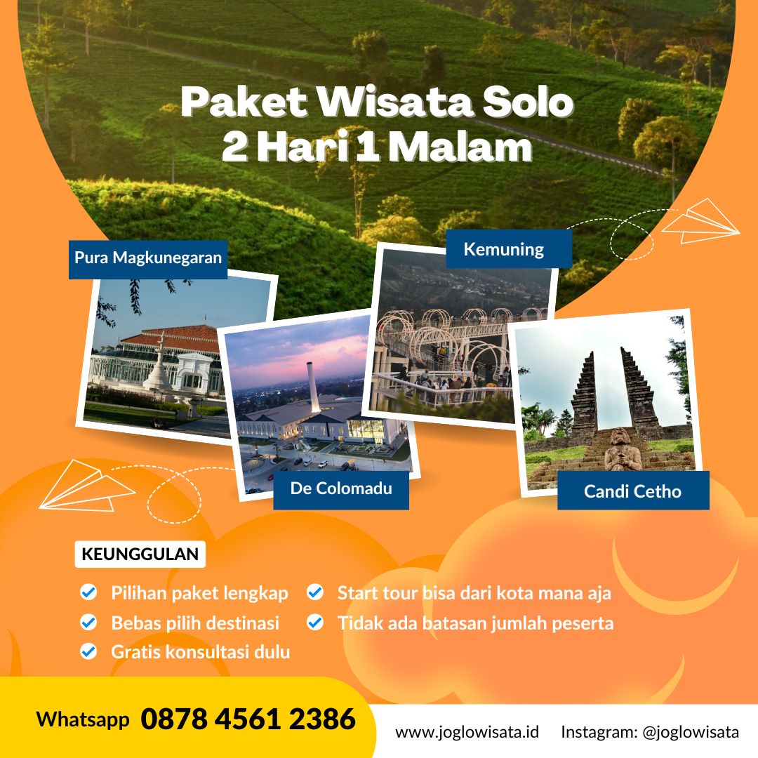 Paket Wisata Solo 2 Hari 1 Malam
