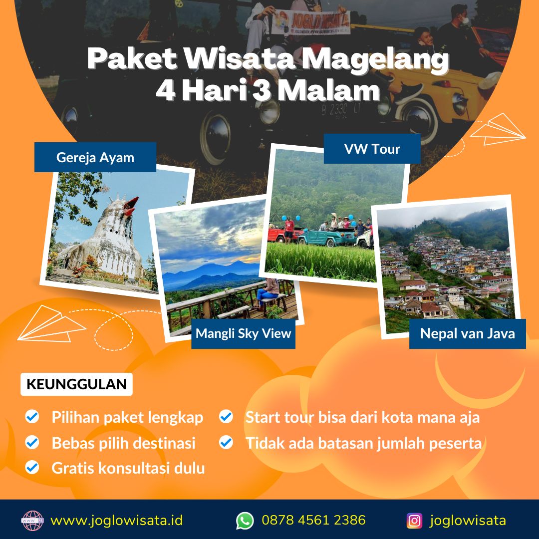 Paket Wisata Magelang 4 Hari 3 Malam